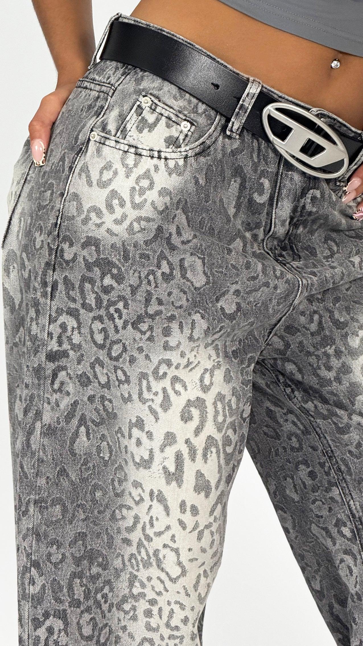 CALÇA CHROME LEOPARD - MONEYS