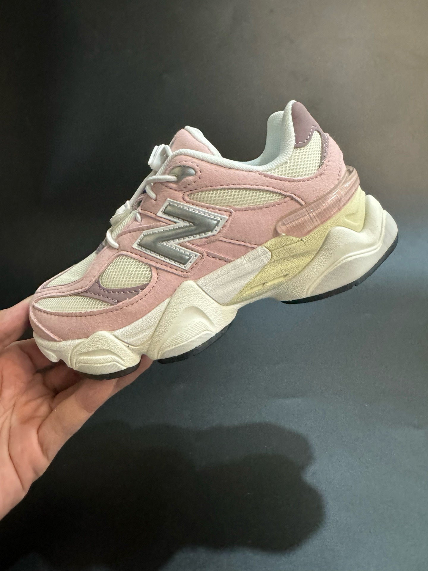 New Balance 9060 Infantil Rose Sugar Angora