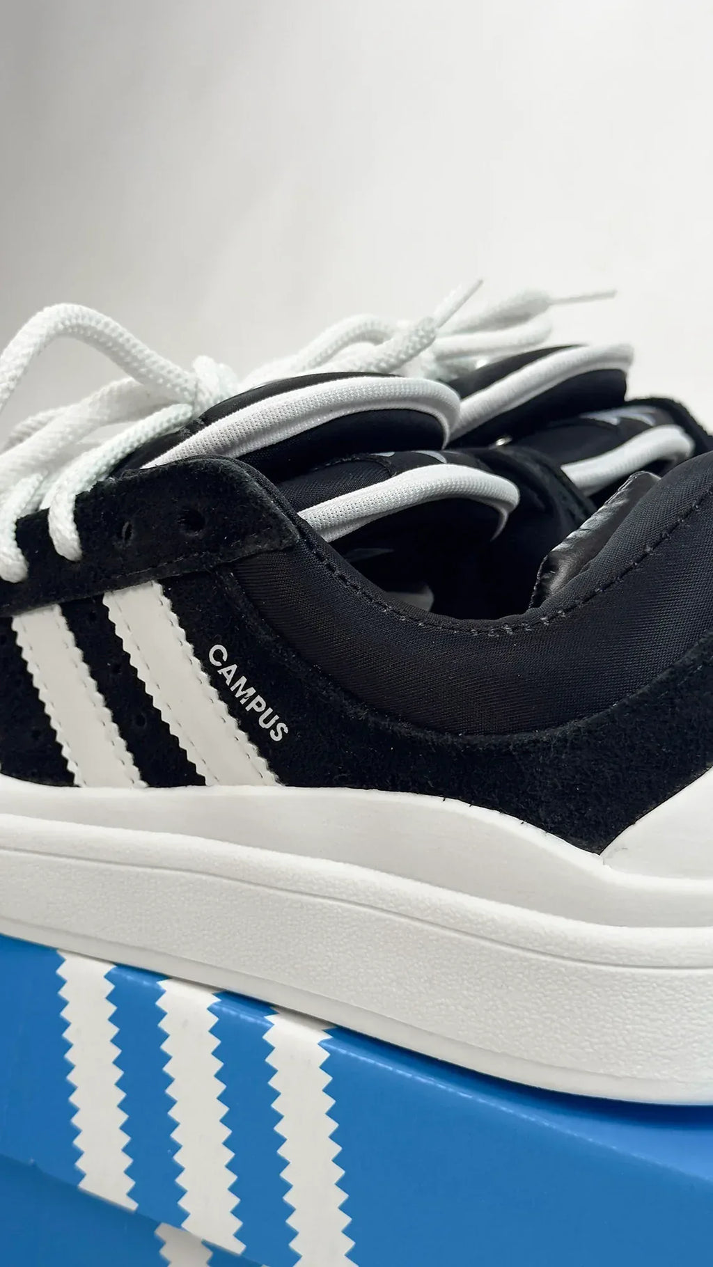 ADIDAS CAMPUS BLACK WHITE - MONEYS