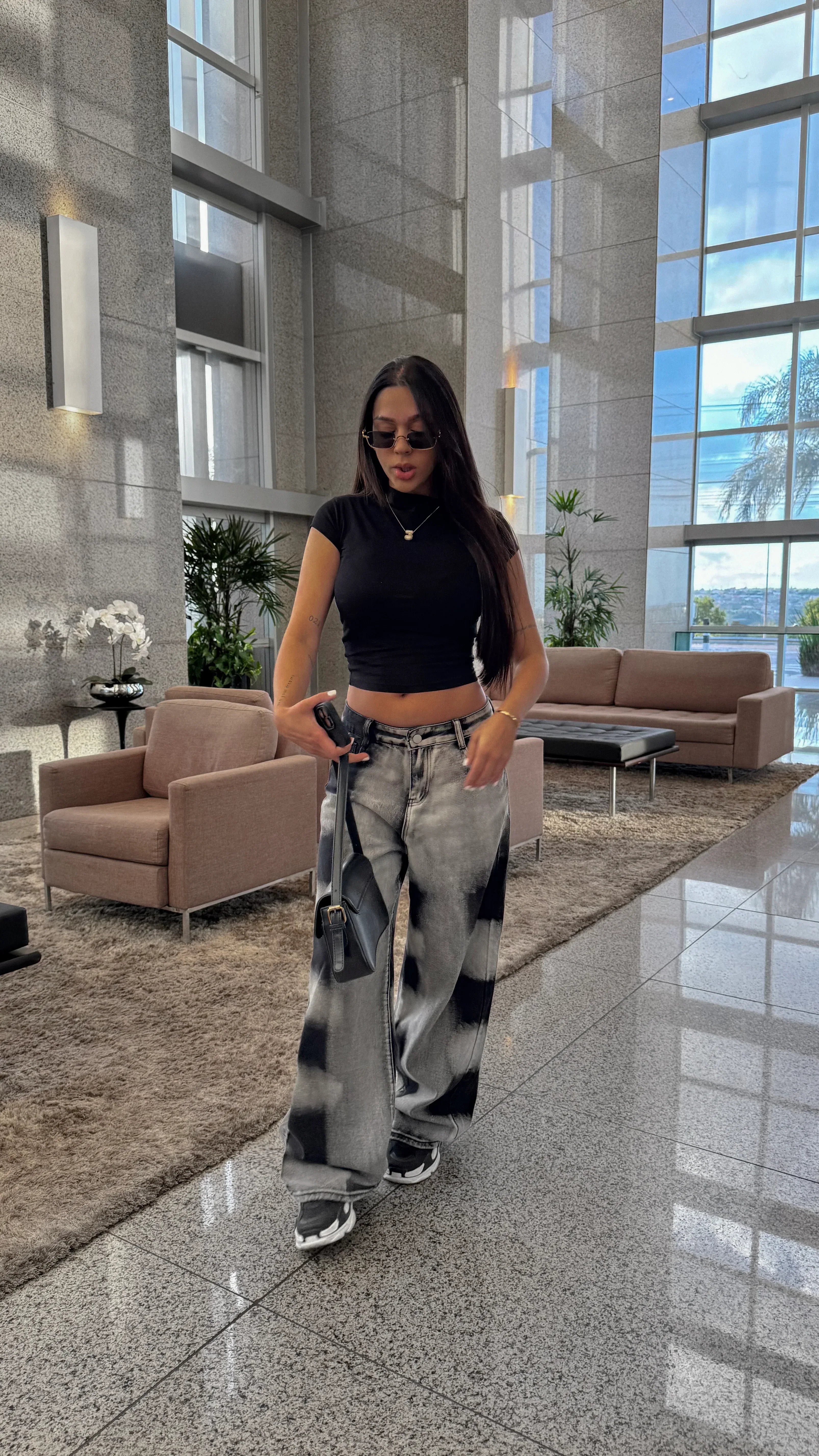 CALÇA TIE DYE BLACK - MONEYS