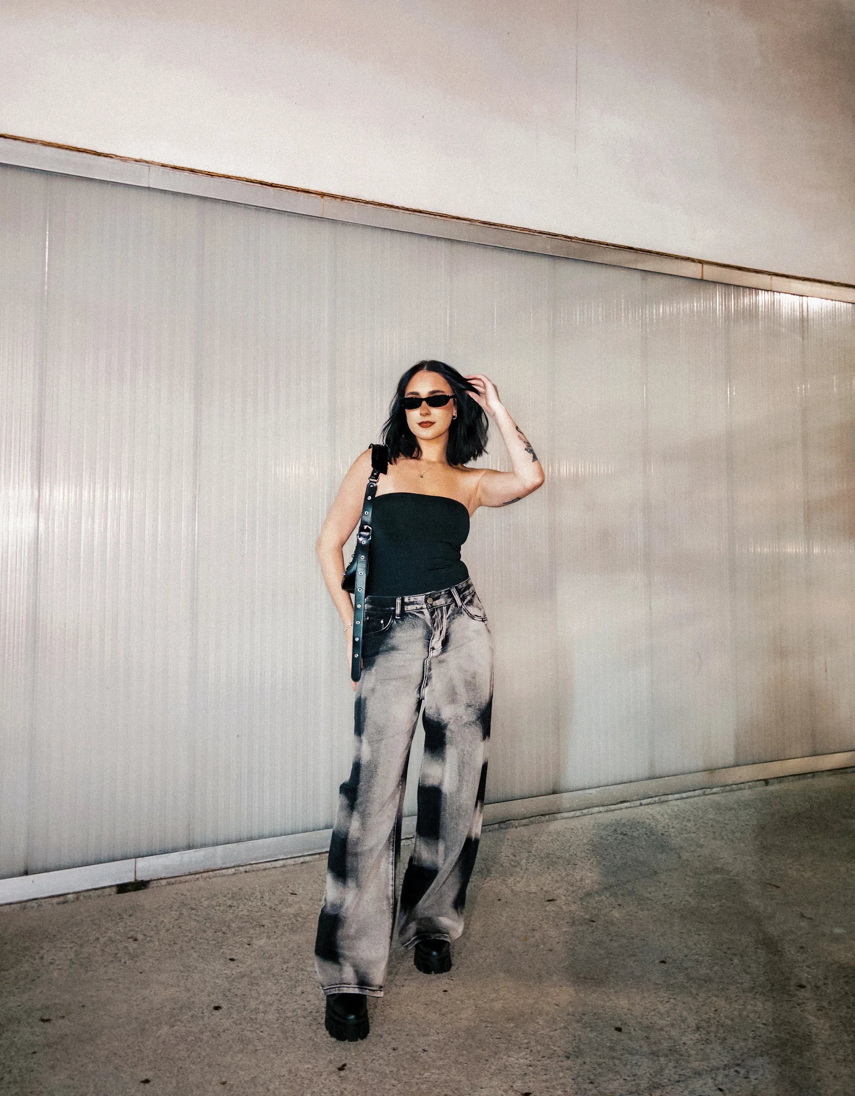 CALÇA TIE DYE BLACK - MONEYS