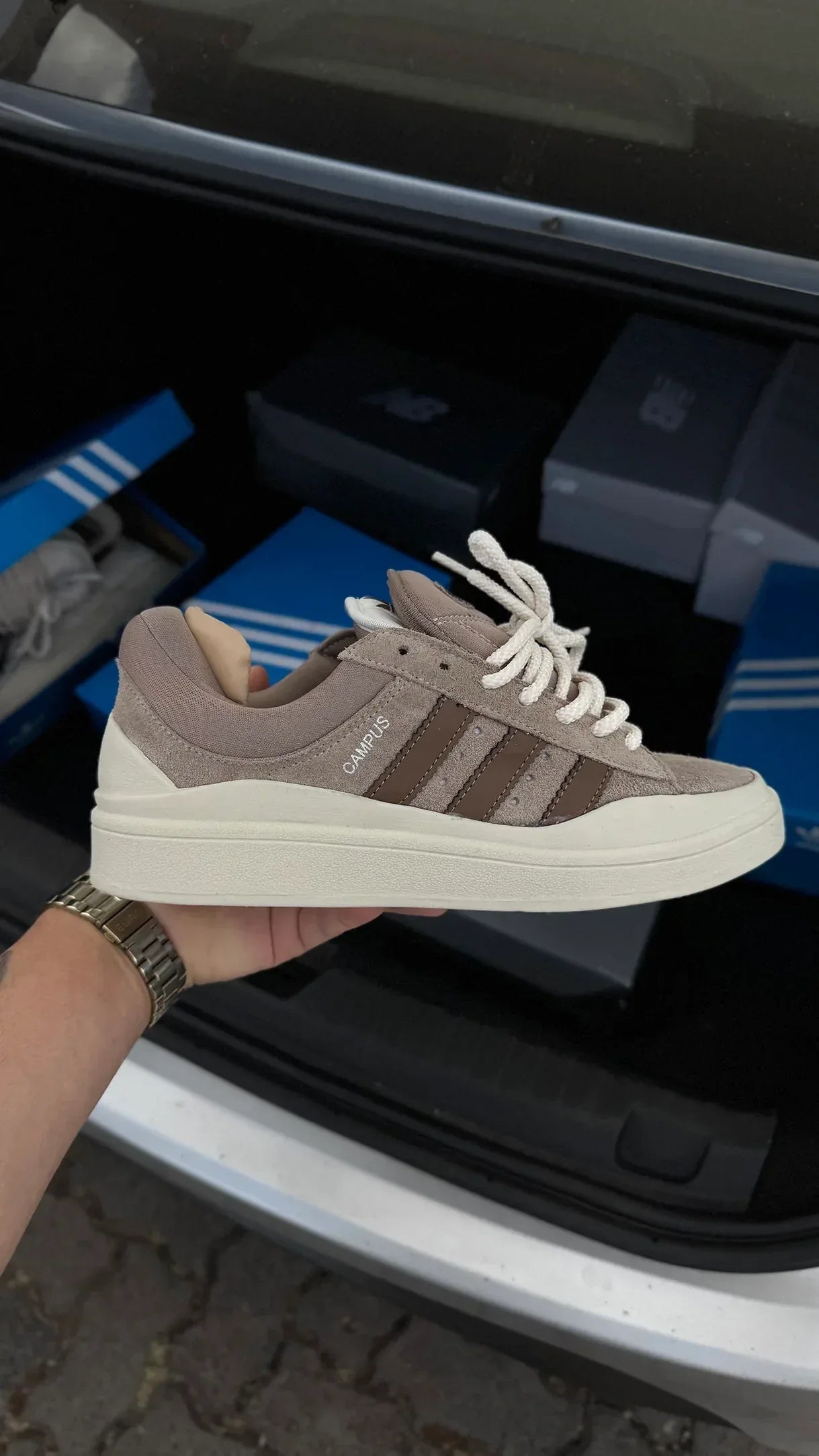 ADIDAS CAMPUS BROWN - MONEYS