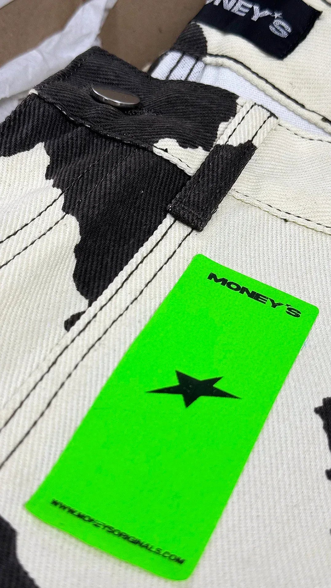 CALÇA COW DENIM MASC - MONEYS