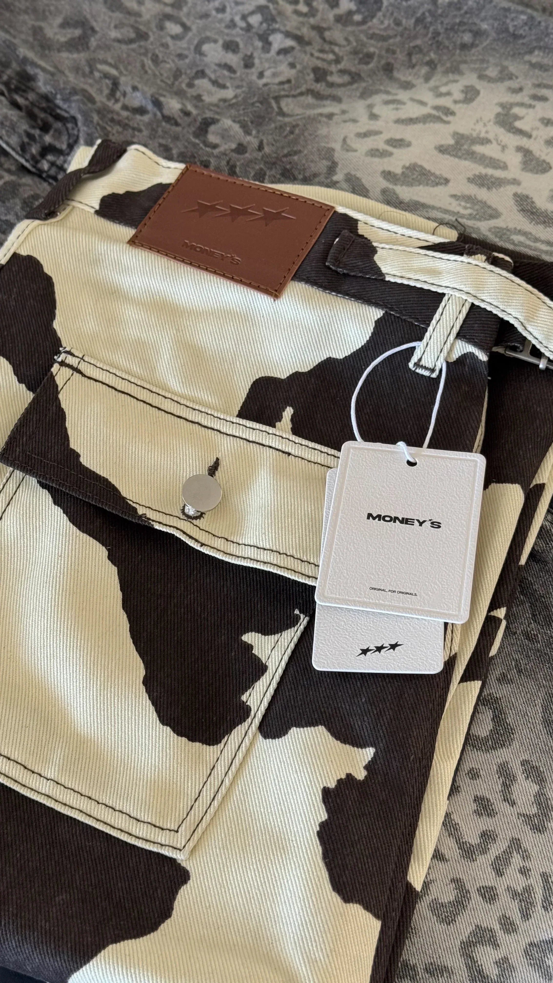 CALÇA COW DENIM - MONEYS