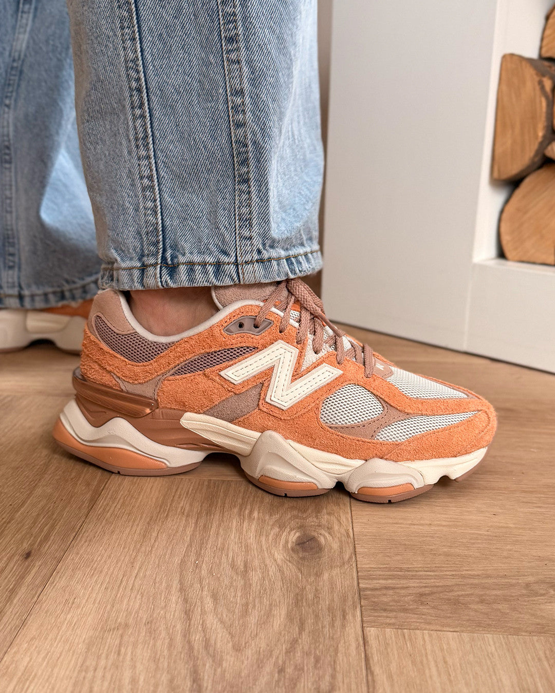 New Balance 9060 Flat Taupe/Copper/Orange