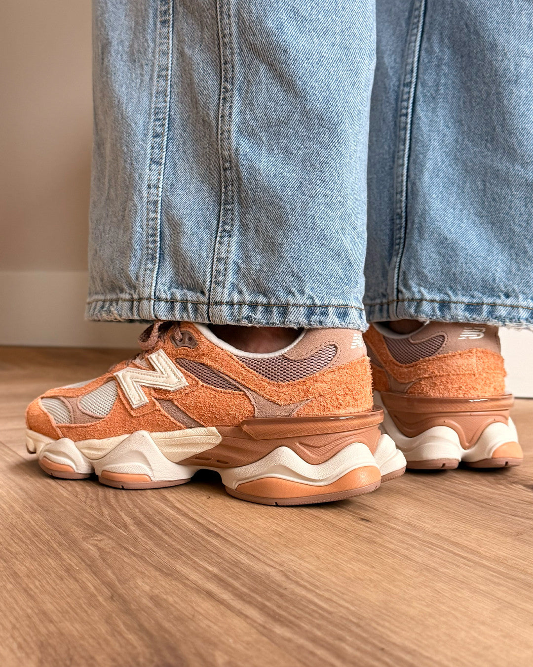 New Balance 9060 Flat Taupe/Copper/Orange