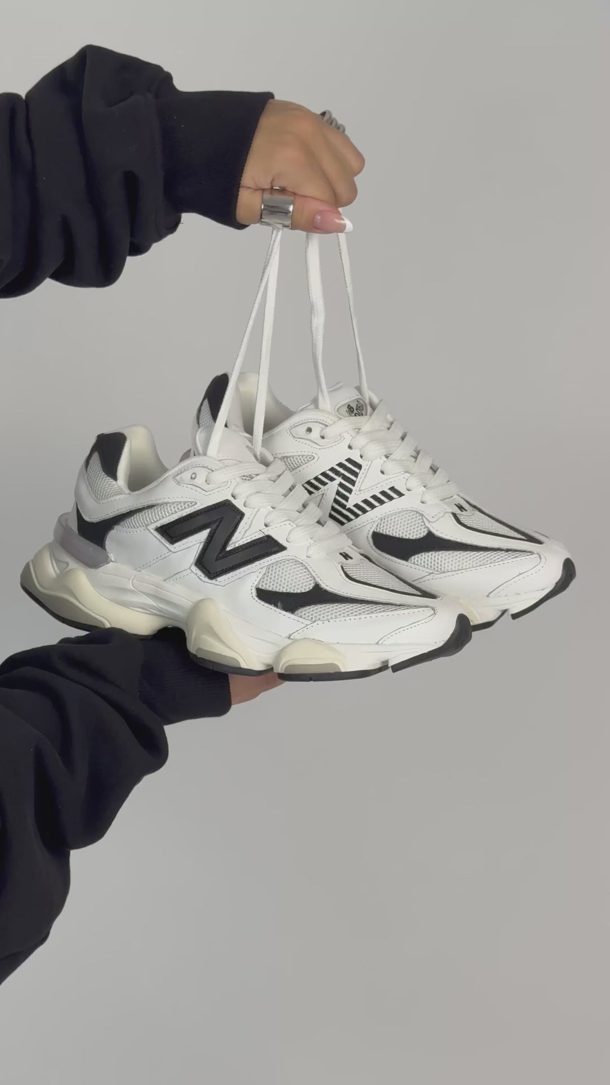NB 9060 WHITE BLACK